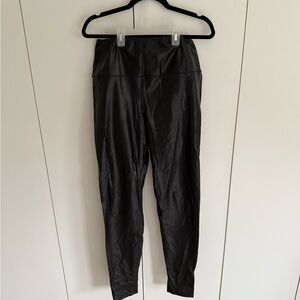 Black Faux Leather Leggings
